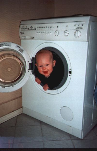 Hedda i vaskemaskinen